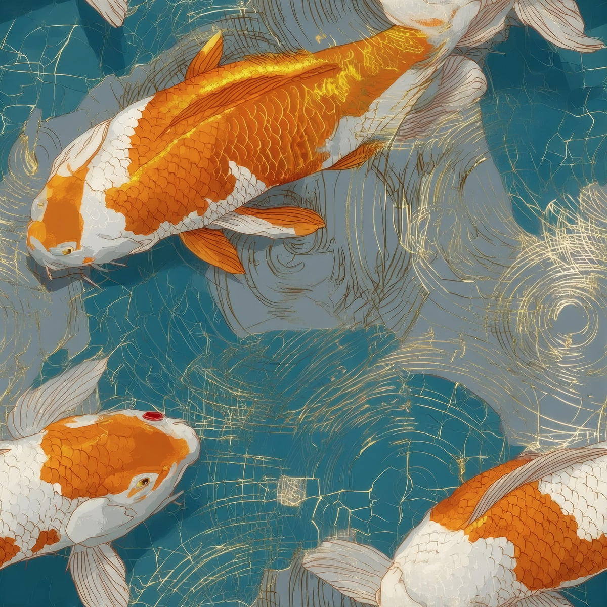 Still Water large scale wallpaper pattern repeat