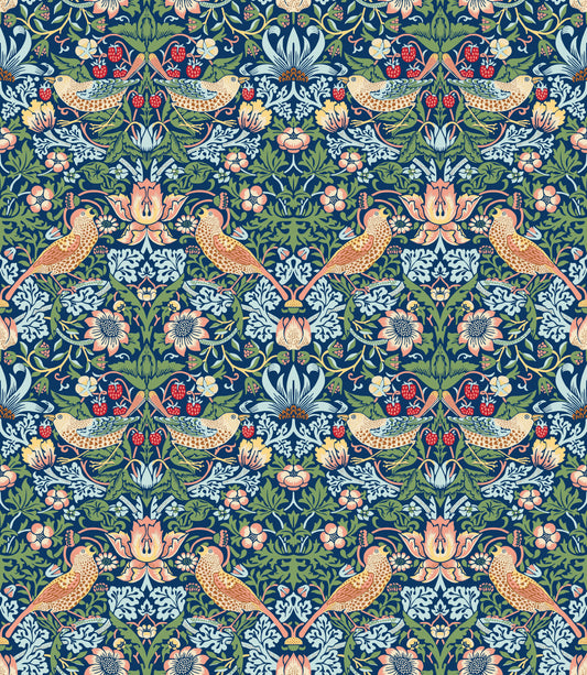 William Morris Strawberry Thief Blue