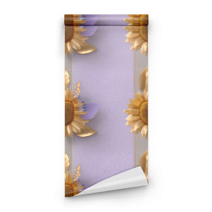 Roll of Sunflower Tiles large scale wallpaper