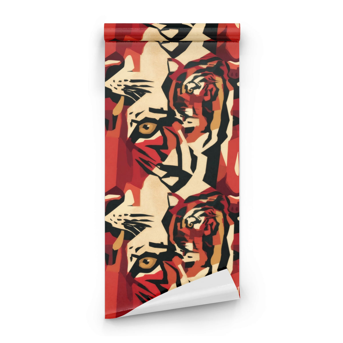 Roll of Tiger Grid large scale wallpaper