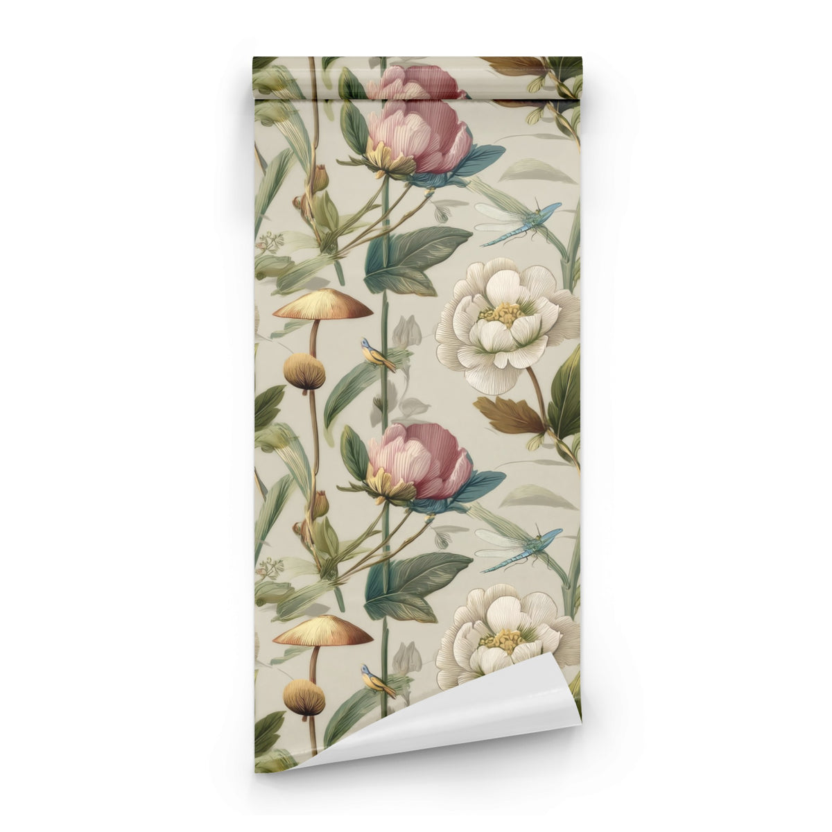 Roll of Toadstool Meadow large scale wallpaper