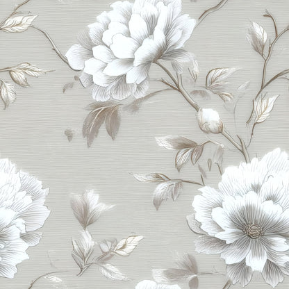 Trailing Rose large scale wallpaper pattern repeat