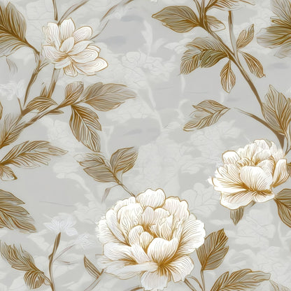 Trailing Roses large scale wallpaper pattern repeat