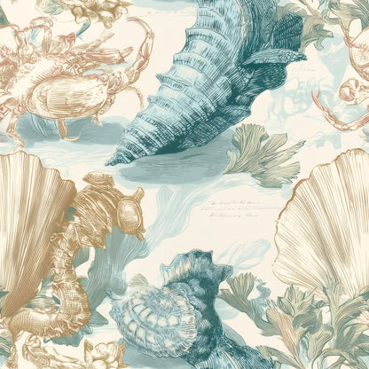 Turtle Shore large scale wallpaper pattern repeat