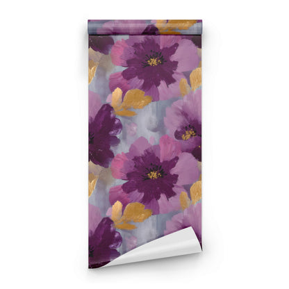 Roll of Violet Cosmos large scale wallpaper