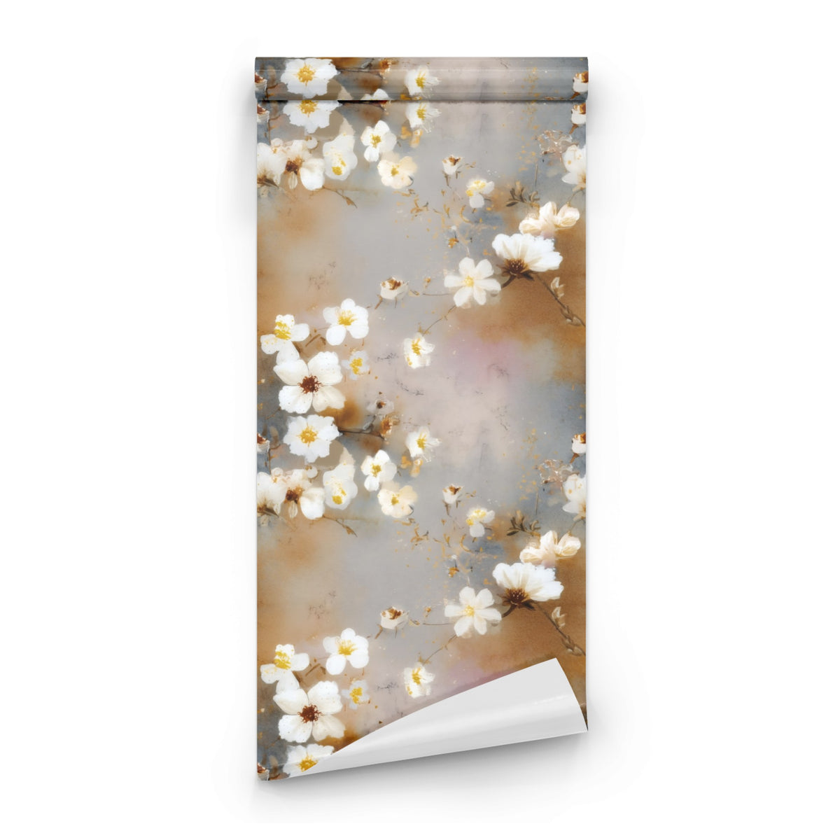 Roll of Watercolor Blossom large scale wallpaper