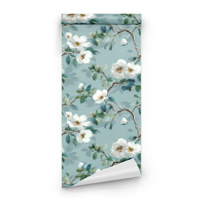 Roll of Wild Rose large scale wallpaper