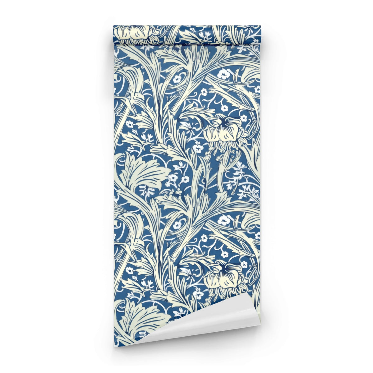 Roll of William Morris Arcadia Blue large scale wallpaper