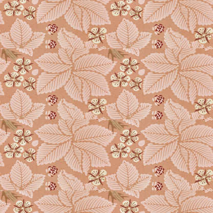 William Morris Bramble Pink large scale wallpaper pattern repeat
