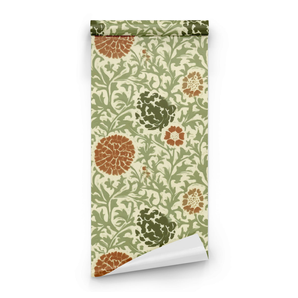 Roll of William Morris Grafton Sage large scale wallpaper