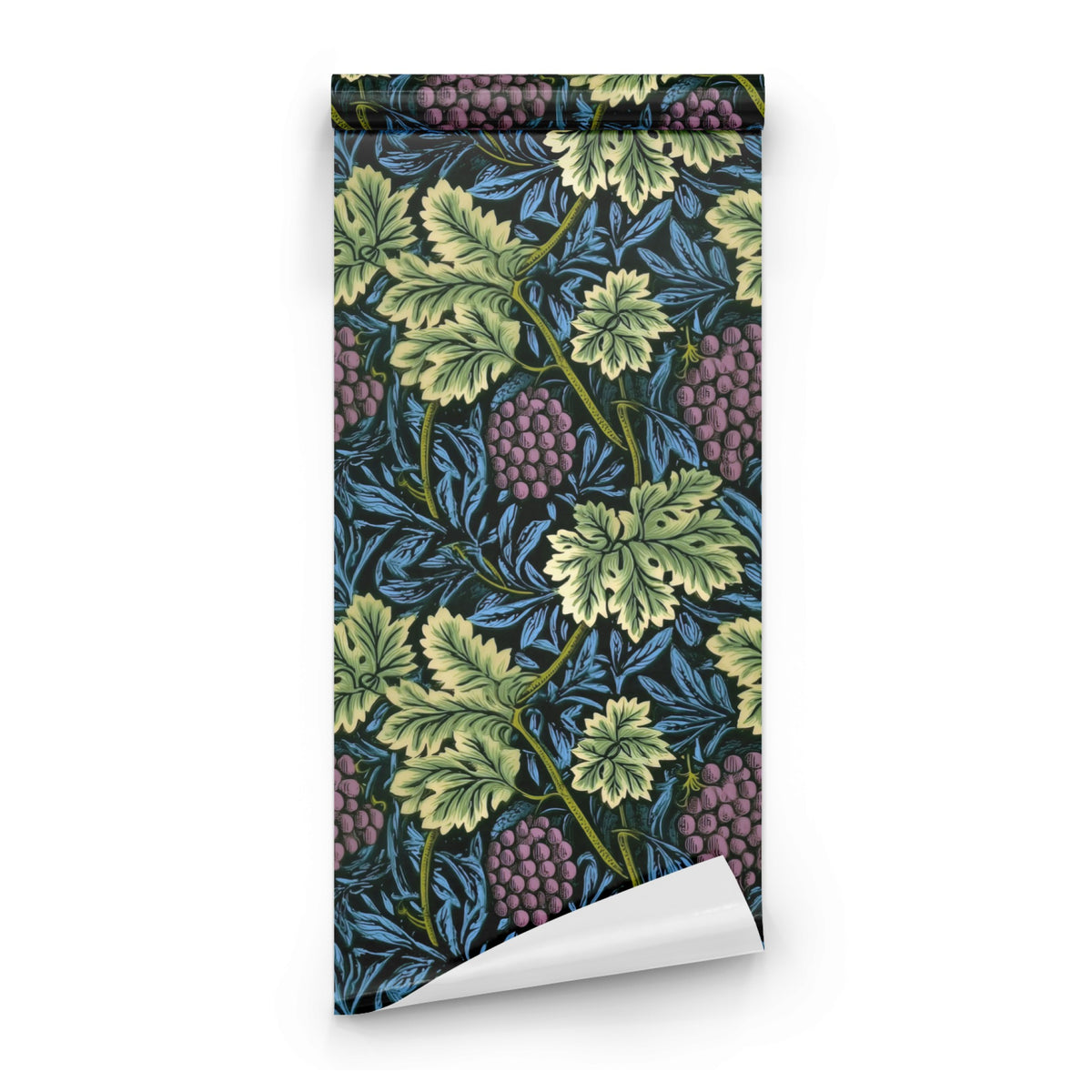 Roll of William Morris Vine Teal large scale wallpaper