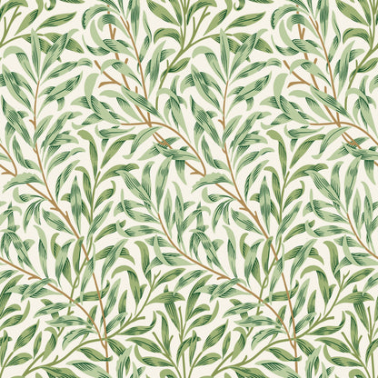 William Morris Willow Bough Green Wallpaper
